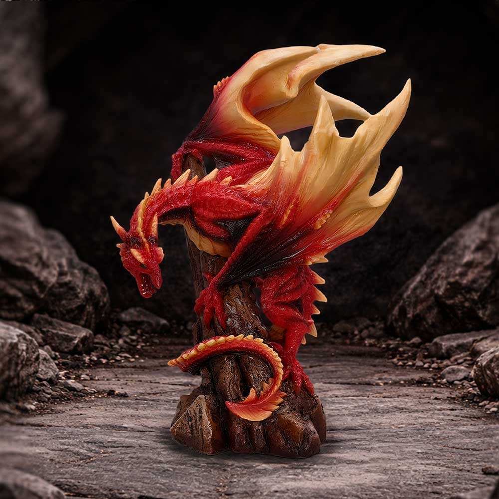 Nemesis Now - Vermilion Inferno Figurine - Dragon - Multicolours